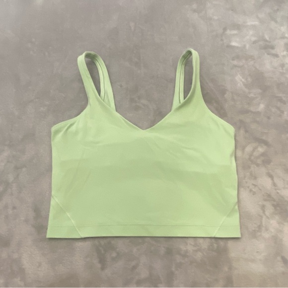 Lululemon Align Tank Top Nulu Fabric Green 4521 - Picture 2 of 6